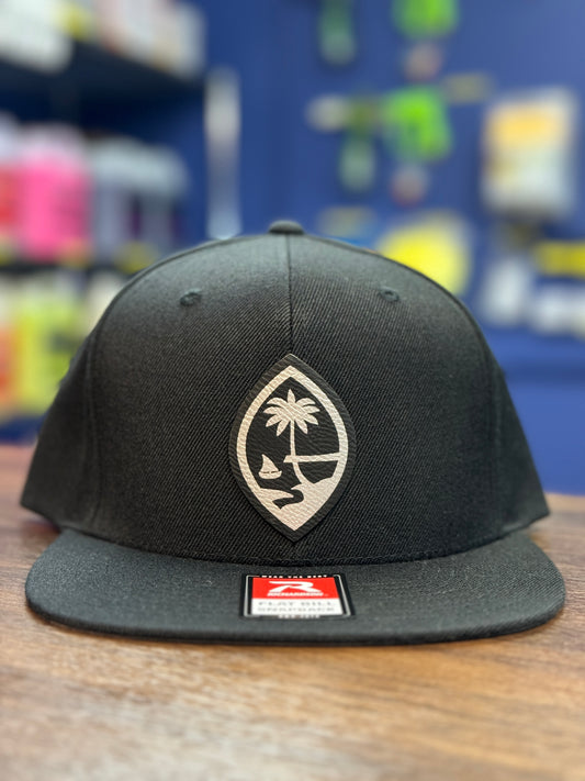 Guam Seal with Black & Silver snapback