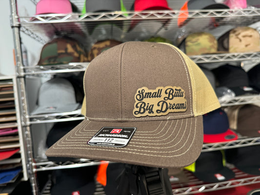 Small B Big Dreams Brown and beige trucker